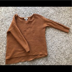 Old Navy Hi Low Waffle Knit Sweater